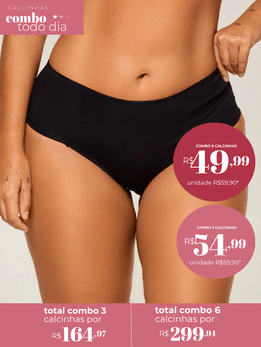 211300-Calcinha Alta em Algodao-preto